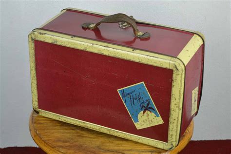 Vintage Tin Luggage 